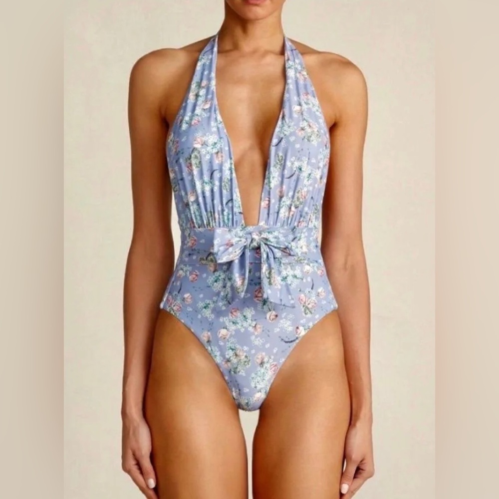 NWT Medium WE WORE WHAT | Swim Brooklyn One Piece Dry Flowers Swimsuit